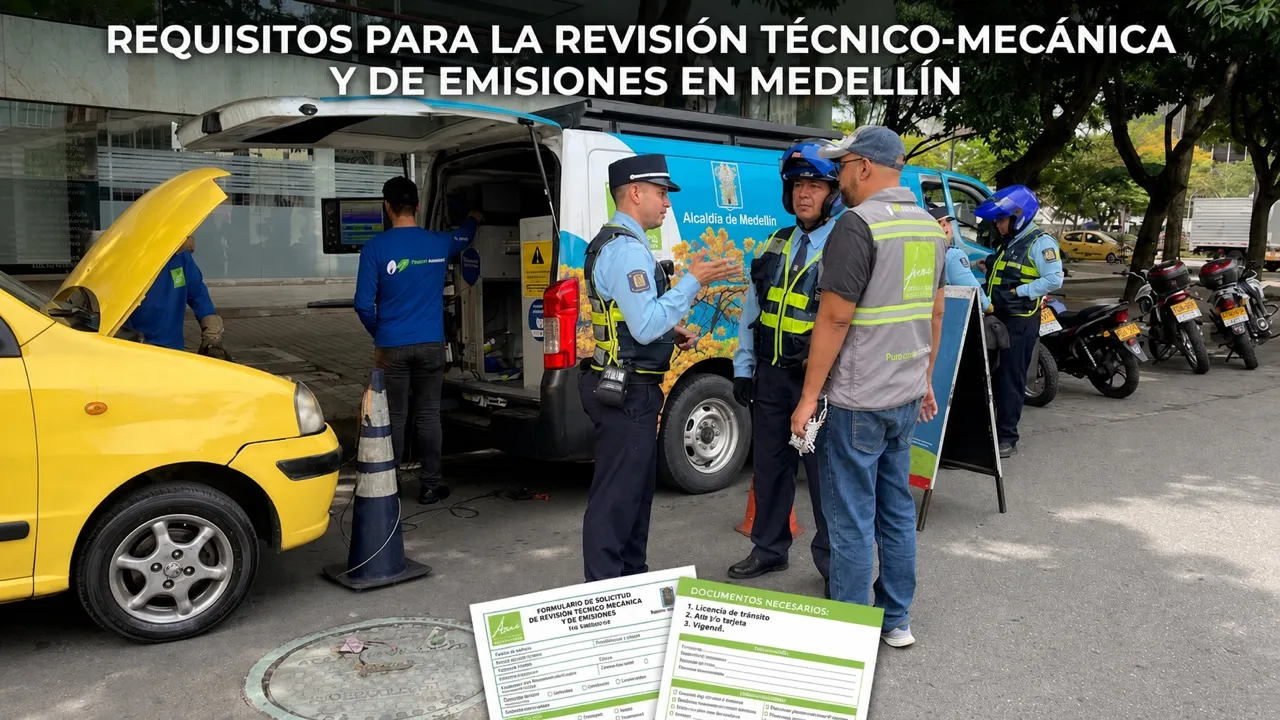 Jornada informativa sobre los requisitos de la revisión técnico-mecánica en Medellín